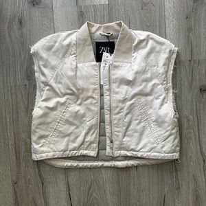 NWT Zara Cropped Vest